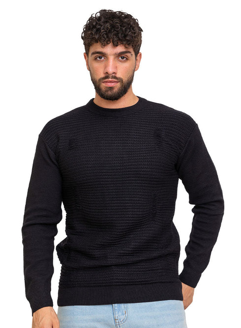 Black - Design p2201 PF - Round Pullover - Khotwh